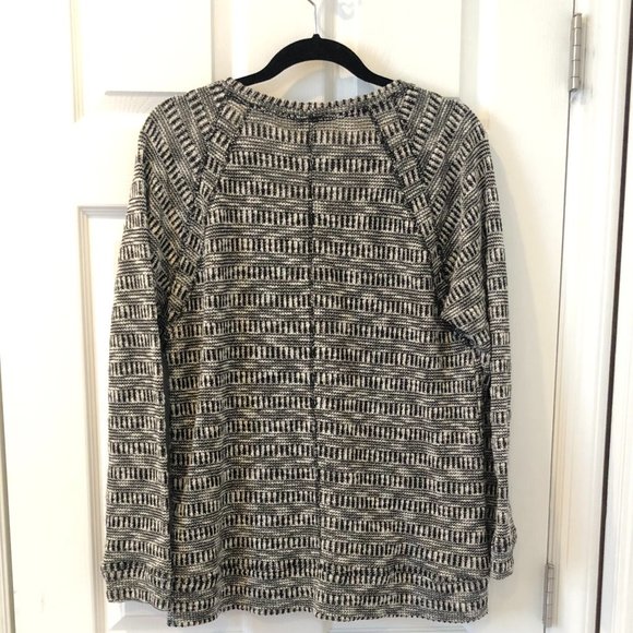 Kut from the Kloth Pullover Black/White Sweater Size XL - Picture 6 of 13